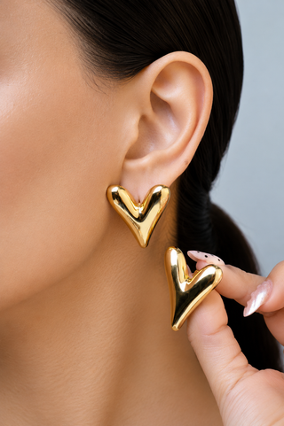 Arete corazon inflado ER09006