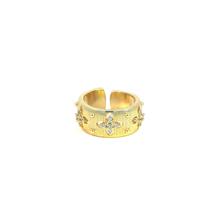 Anillo ajustable con destellos SA14004