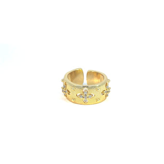 Anillo ajustable con destellos SA14004