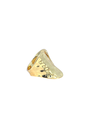 Anillo chunky irregular con textura RA04008