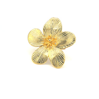 Anillo con flor grande SA14003