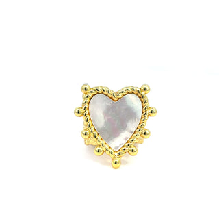 Anillo corazon con bolas RA06005