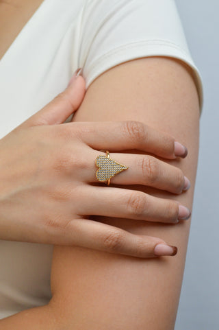 Anillo delgado corazon RA05008