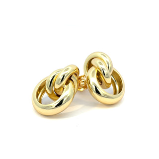 Arete circular con nudo ER05005