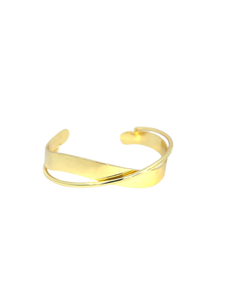 Brazalete doble irregular delgado BR01002
