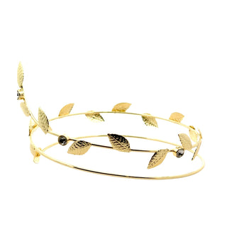 Brazalete fino con hojas entrelazadas BR0203