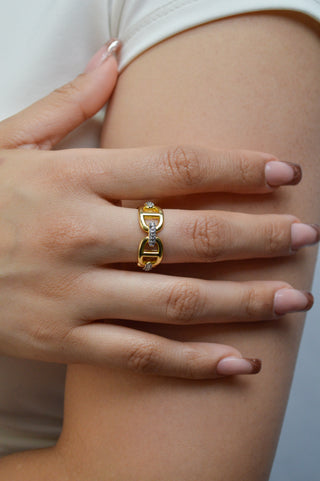Anillo ajustable tipo cadena RA06002