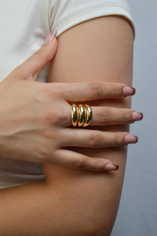 Anillo chunky triple RA04007