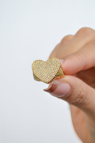 Anillo corazon chunky RA05004