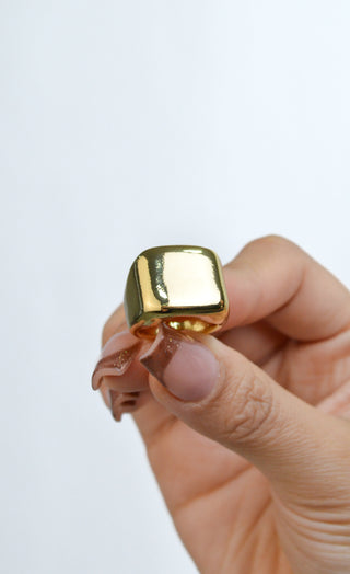 Anillo chunky cuadrado RA04020