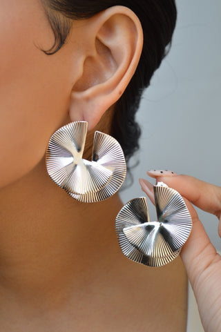 Arete abanico doble ER05001