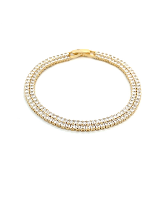 Pulsera tipo tenis doble PL06013