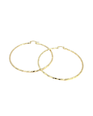 Arracada grande texturizada XA03007