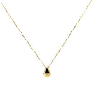 Set dorado con dije de gota FT03036