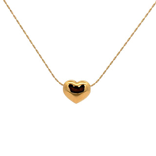 Gargantilla de cadena fina con corazón pequeño SN07014