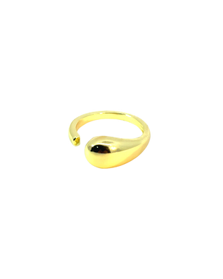 Anillo liso de gota RA01004