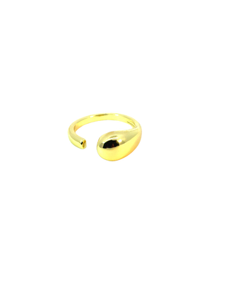 Anillo liso de gota RA01004