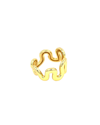 Anillo con nudos brillante RA03011
