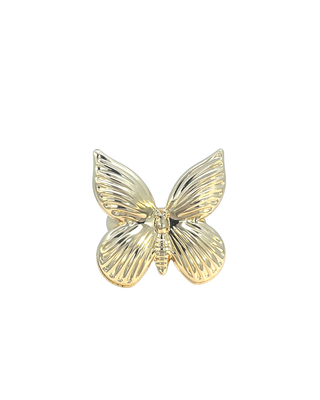 Anillo dorado de mariposa chunky RA03-013
