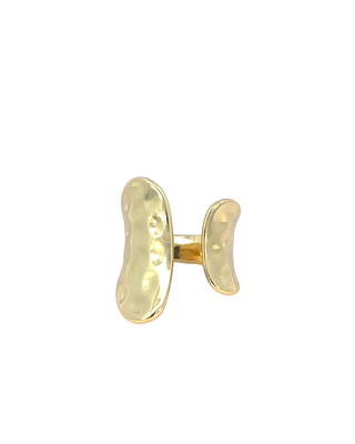 Anillo chunky irregular con textura RA04008
