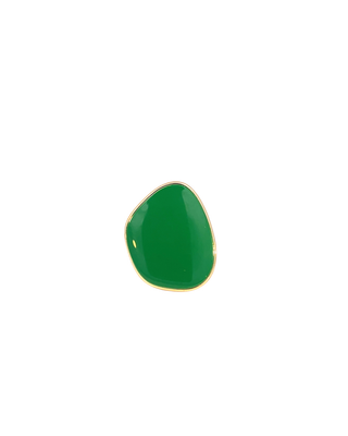Anillo esmaltado verde  RA04011