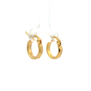 Arracada dorada mini tipo diamantada SE00006