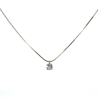 Gargantilla con cadena metalica y dije central brillante SN07032