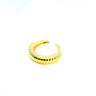 Anillo chunky con lineas RA01006