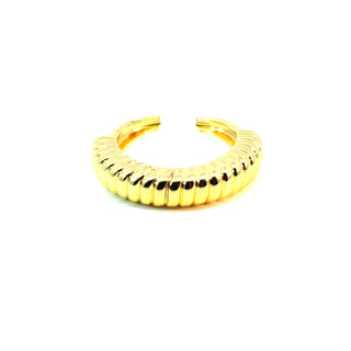 Anillo chunky con lineas RA01006