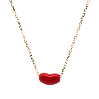 Gargantilla con dije rojo SN11001