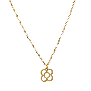 Gargantilla flor acero inoxidable SN03001