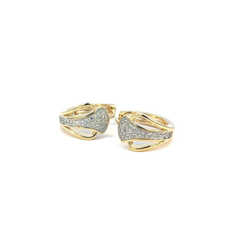 Huggie elegante bitono ER08001