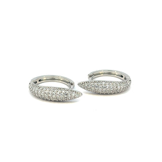 Huggie circular cristal ER09005