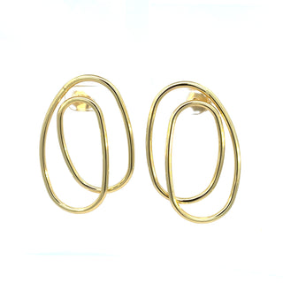 Arete doble ovalo ER05003