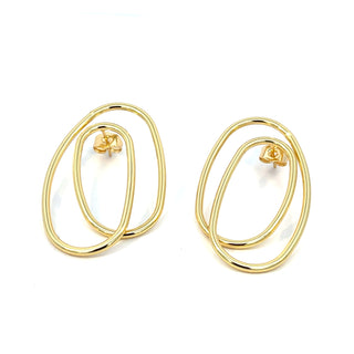 Arete doble ovalo ER05003