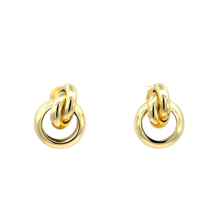 Arete circular con nudo ER05005