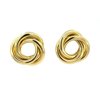 Arete circular con nudo ER05023