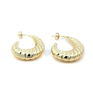 Media arracada caracol lineas XA05003