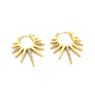 Arete tipo arracada con forma de sol ER03060