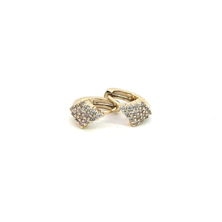 Huggie con triangulo de zirconias ER03012