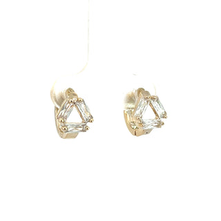 Huggie con triangulo de zirconias ER03016