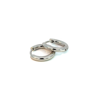 Huggie plateada pequeña SH02002