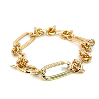 Pulsera broche T de nudos PL08002