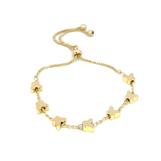 Pulsera ajustable de mariposas PL04002