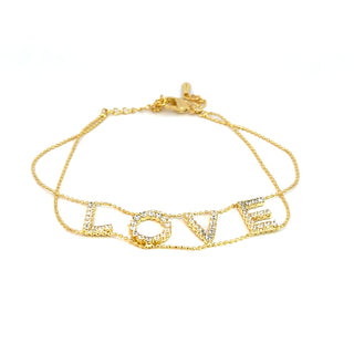 Pulsera delgada LOVE PL11001