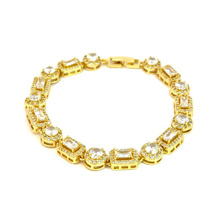 Pulsera elegante con zirconias PL11002