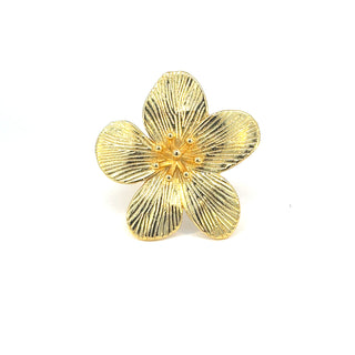 Anillo con flor grande SA14003