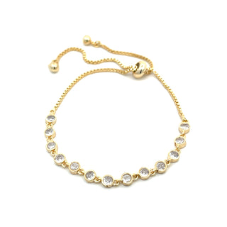 Pulsera con bolitas de piedra PL06009