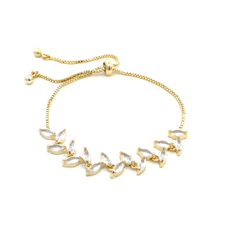 Pulsera tipo enredadera de hojas PL06008