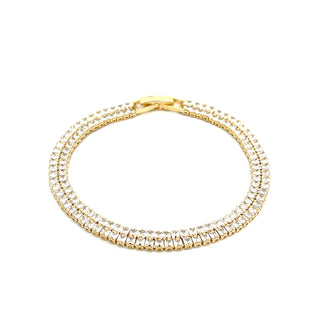 Pulsera tipo tenis doble PL06013